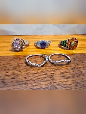 Sterling Silver Size 8 Rings